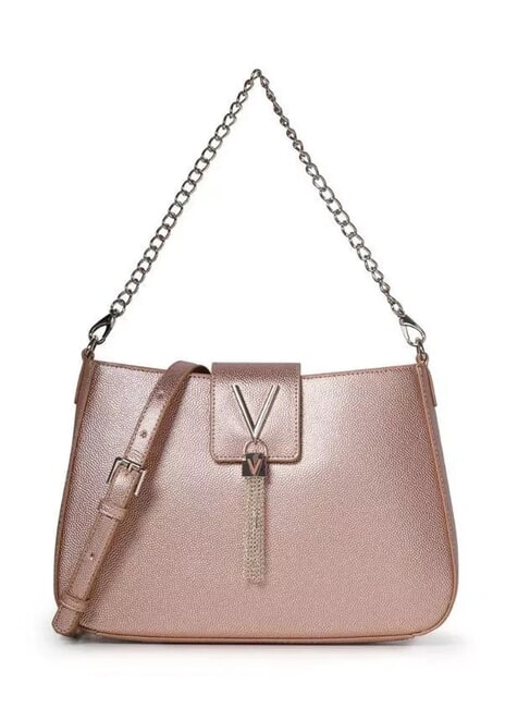 MARIO VALENTINO DIVINA Borsa convertible trapuntata oro rosa - Borse Donna