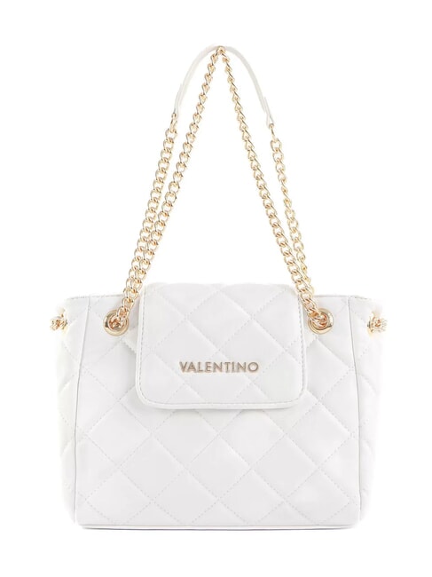 MARIO VALENTINO OCARINA Borsa trapuntata manici catena bianco - Borse Donna