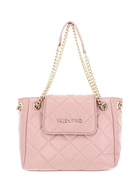 MARIO VALENTINO OCARINA Borsa trapuntata manici catena cipria - Borse Donna