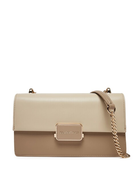 MARIO VALENTINO ALPHEUS Borsa a tracolla con pattina beige/ecru - Borse Donna