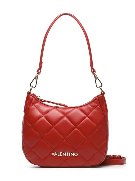 MARIO VALENTINO OCARINA Borsa trapuntata piccola a spalla rosso - Borse Donna