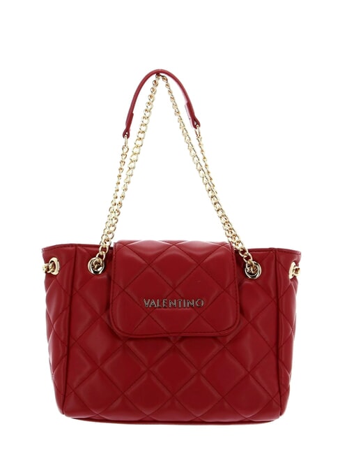 MARIO VALENTINO OCARINA Borsa trapuntata manici catena rosso - Borse Donna