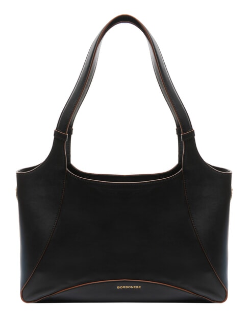 BORBONESE MEDAILLE  Borsa a spalla, in pelle Nero - Borse Donna