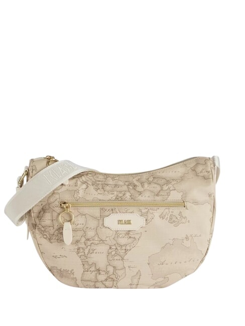 ALVIERO MARTINI PRIMA CLASSE SOFT FUSION GEO SAFARI Borsa tracolla mezzaluna media raffia - Borse Donna