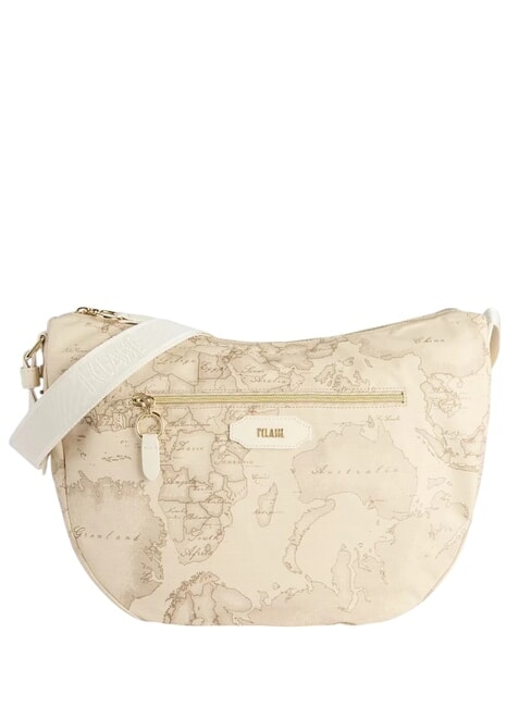 ALVIERO MARTINI PRIMA CLASSE SOFT FUSION GEO SAFARI Borsa tracolla mezzaluna grande raffia - Borse Donna