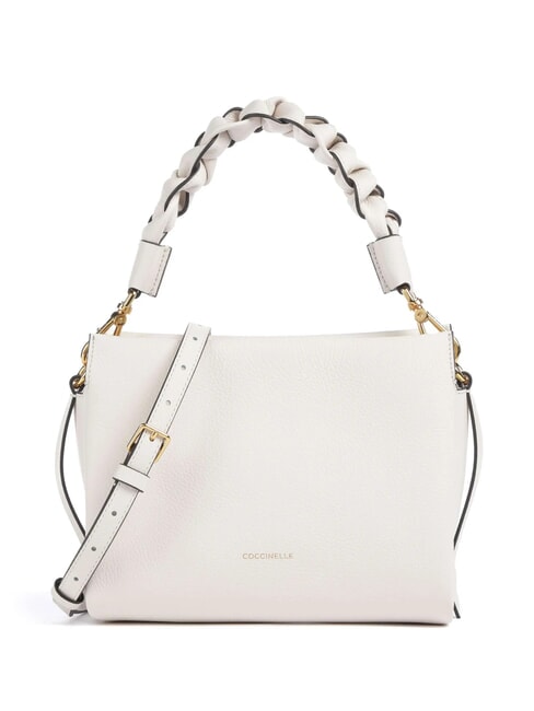 COCCINELLE BOHEME Borsetta a mano, con tracolla, in pelle blanco/skin - Borse Donna