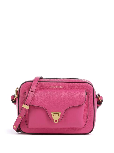 COCCINELLE BEAT SOFT Borsa mini pelle martellata new fucsia - Borse Donna