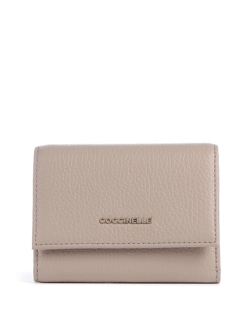 COCCINELLE METALLIC SOFT  Portafoglio piccolo in pelle rosette - Portafogli Donna