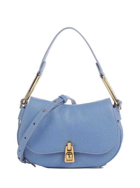 COCCINELLE MAGIE SOFT Borsa a spalla in pelle con tracolla azul - Borse Donna