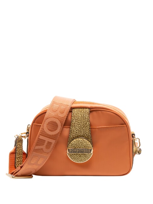BORBONESE ECLIPSE  Mini Camera Bag a tracolla tangerine/op naturale - Borse Donna