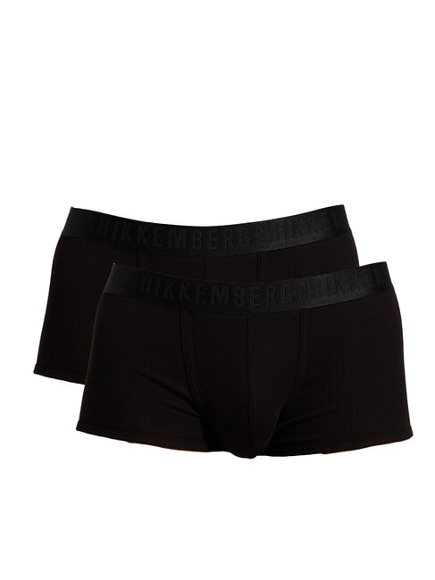 BIKKEMBERGS NEW CLASSIC TRUNK 2 boxer black - Slip Uomo
