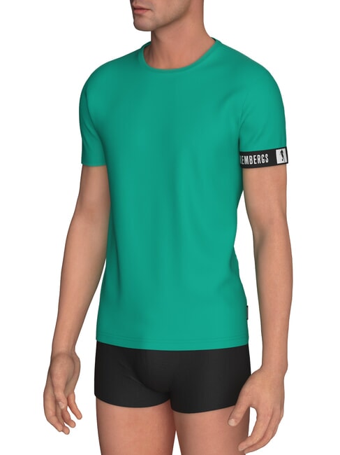 BIKKEMBERGS NEW PUPINO T-shirt green - T-shirt Uomo