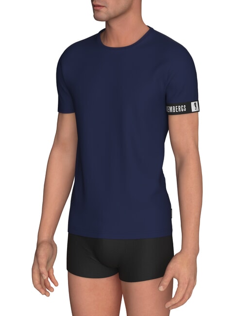 BIKKEMBERGS NEW PUPINO T-shirt dark blue - T-shirt Uomo