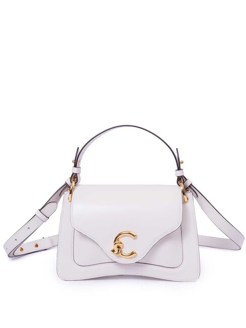 COCCINELLE C-ME CALF COCKER Borsa piccola in pelle con tracolla blanco - Borse Donna