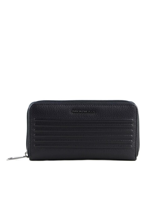 MANDARINA DUCK I-CON Portafoglio grande in pelle zip around Nero - Portafogli Donna
