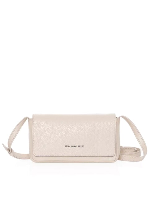MANDARINA DUCK MELLOW LEATHER Borsa mini a tracolla in pelle warm taupe - Borse Donna