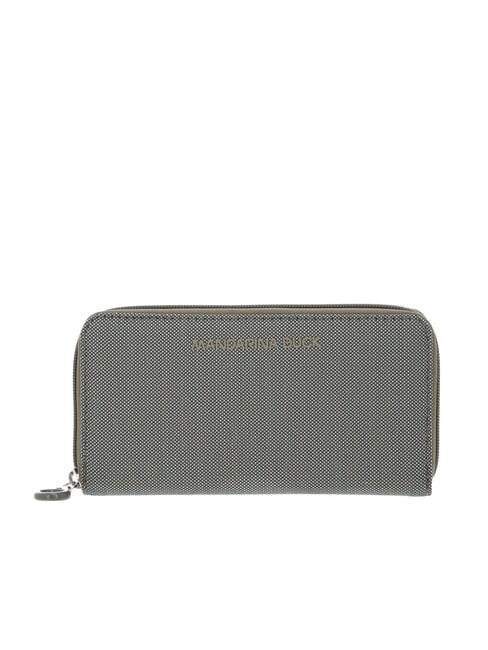 MANDARINA DUCK MD20 Portafoglio grande zip around sage gray - Portafogli Donna