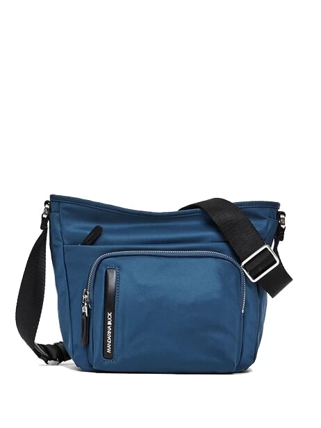 MANDARINA DUCK HUNTER Borsa a tracolla in nylon con tasca scuba blue - Borse Donna