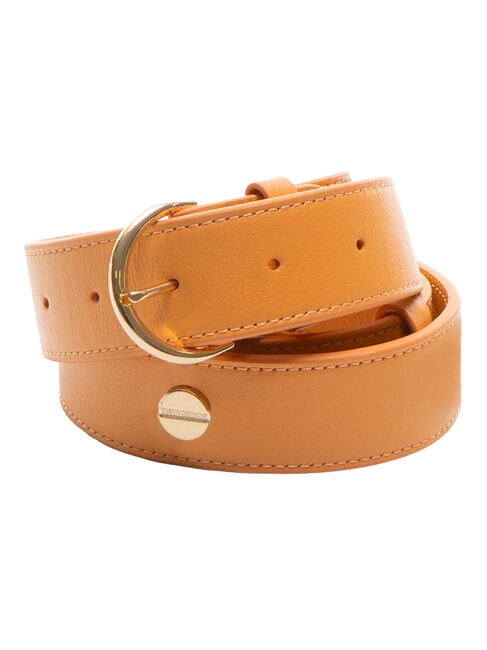 BORBONESE VITE Cintura in pelle tangerine - Cinture