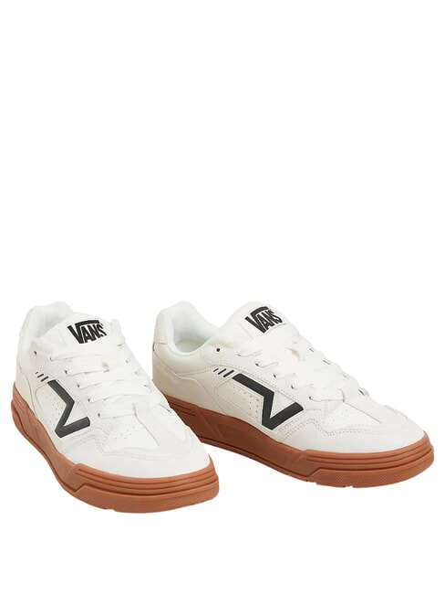 VANS UPLAND Sneakers in pelle marshmallow/gum - Scarpe Unisex