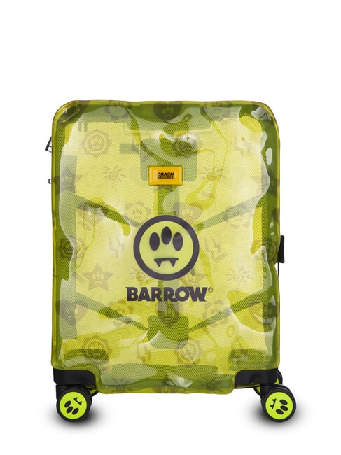 CRASH BAGGAGE SHARE x BARROW Trolley bagaglio a mano trasparente clear yellow - Bagagli a mano