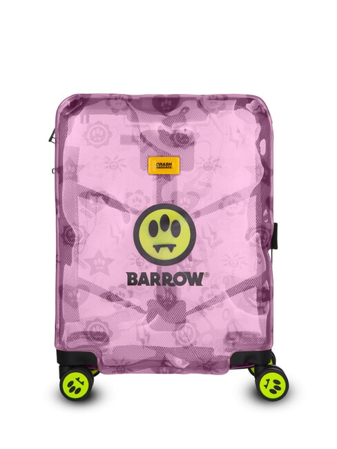 CRASH BAGGAGE SHARE x BARROW Trolley bagaglio a mano trasparente clear pink - Bagagli a mano