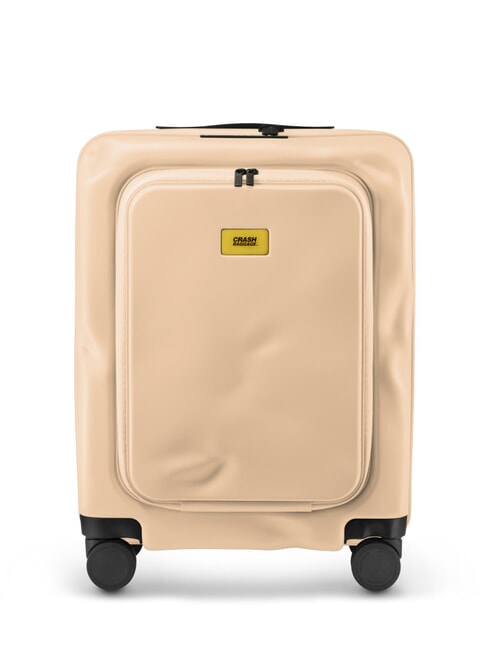 CRASH BAGGAGE SMART Trolley bagaglio cabina, tasca porta pc 15" nude pink - Bagagli a mano