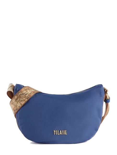 ALVIERO MARTINI PRIMA CLASSE NYLON ECO VIBE Borsa mezzaluna piccola denim - Borse Donna