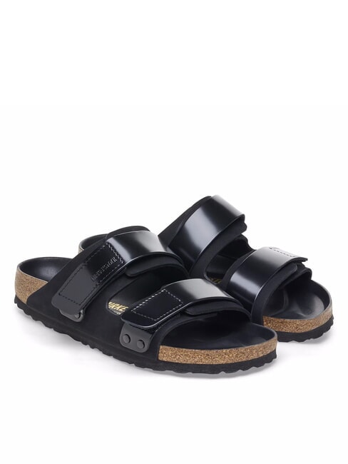 BIRKENSTOCK UJI Sandalo ciabatta in pelle black - Scarpe Donna