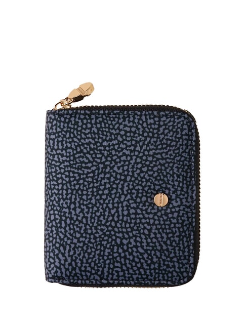 BORBONESE CLASSICA  Portafoglio medio zip around  denim - Borsoni
