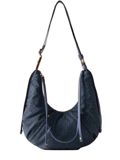 BORBONESE FOLD  Borsa morbida a tracolla denim - Borse Donna