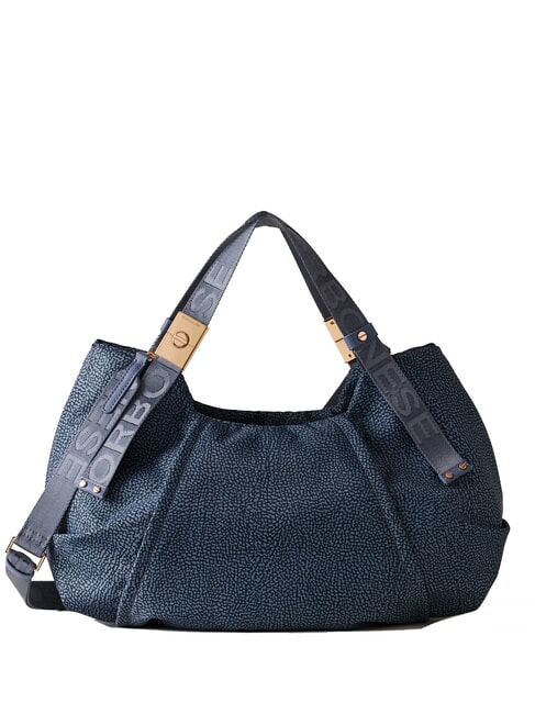 BORBONESE FOLD  Borsa a spalla, con tracolla denim - Borse Donna