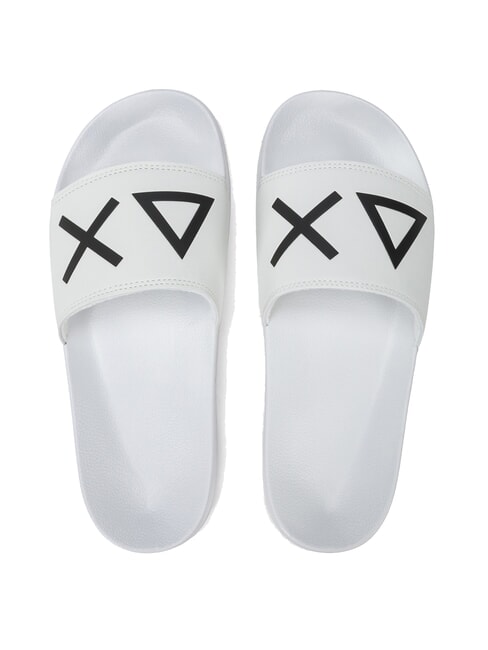 SUN68 SLIPPERS LOGO Ciabatte bianco - Scarpe Uomo