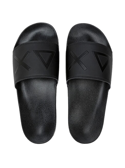 SUN68 SLIPPERS LOGO Ciabatte nero - Scarpe Uomo