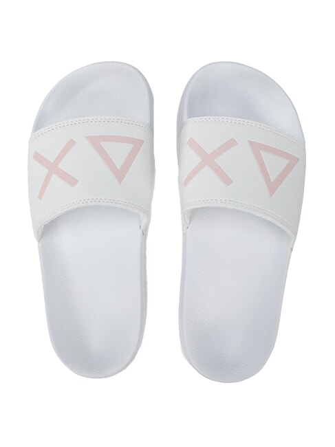 SUN68 SLIPPERS LOGO Ciabatte bianco - Scarpe Donna