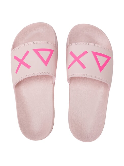 SUN68 SLIPPERS LOGO Ciabatte rosa - Scarpe Donna
