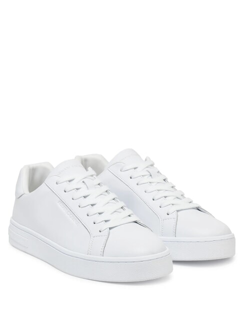 ARMANI EXCHANGE A|X COURTSIDE Sneakers in pelle brilliant white - Scarpe Uomo