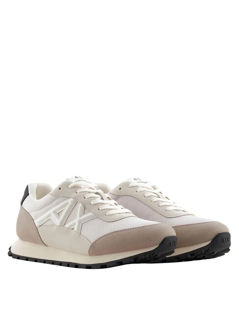 ARMANI EXCHANGE A|X Contrasto Sneakers plaza taupe+off whit - Scarpe Uomo