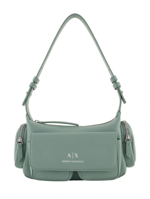 ARMANI EXCHANGE RACHEL Borsa a spalla con tasche sage - Borse Donna