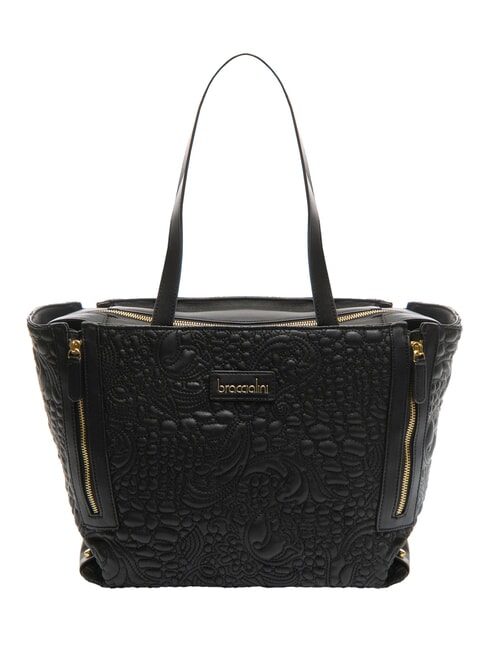 BRACCIALINI GINGER Borsa shopping a spalla nero - Borse Donna