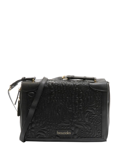 BRACCIALINI GINGER Borsa a tracolla con flap nero - Borse Donna