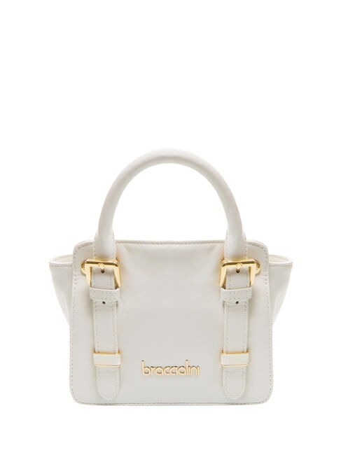 BRACCIALINI GRETA Borsa piccola in pelle a mano bianco - Borse Donna