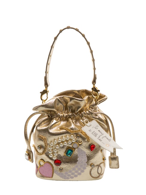 BRACCIALINI SHAPE Borsa secchiello applicazioni multi - Borse Donna