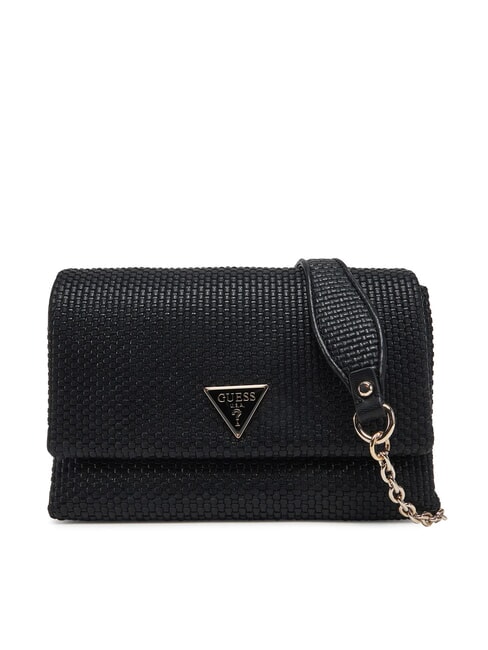 GUESS PHAEDRA Borsa intrecciata a tracolla NERO - Borse Donna