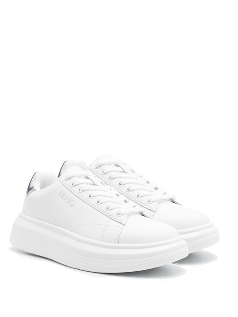 LIUJO BABOL 01 Sneakers platform white/silver - Scarpe Donna