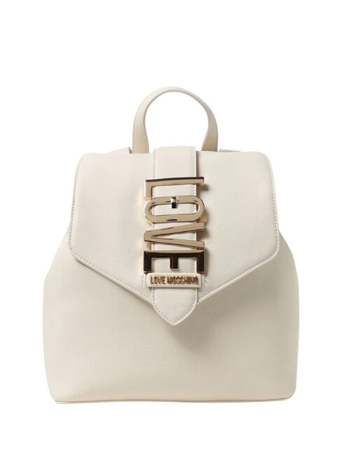 LOVE MOSCHINO VERTICAL LOGO Zainetto avorio - Borse Donna