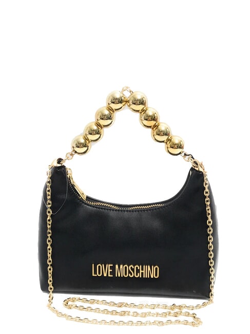 LOVE MOSCHINO CHAIN Mini Bag a mano, con tracolla Nero - Borse Donna