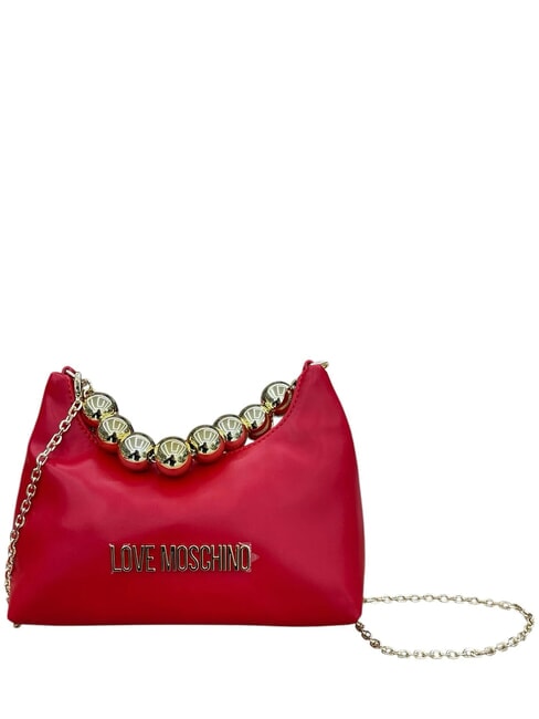 LOVE MOSCHINO CHAIN Mini Bag a mano, con tracolla ROSSO - Borse Donna