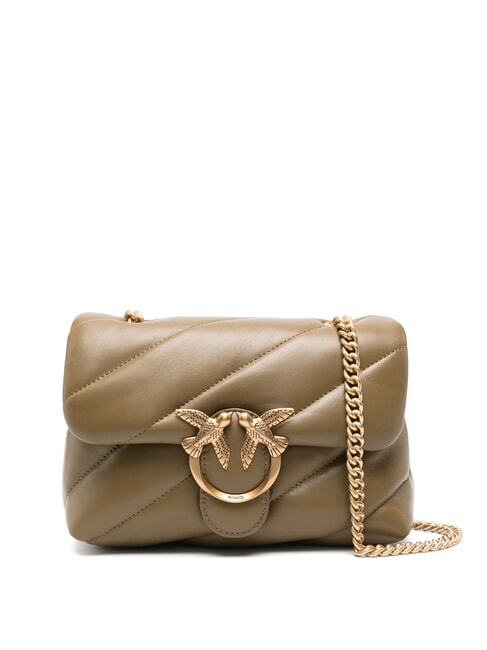 PINKO MINI LOVE BAG Borsa in nappa piantagione-antique gold - Borse Donna