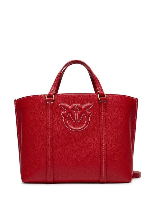 PINKO MIRANDA  Shopper a mano, con tracolla rosso-antique gold - Borse Donna